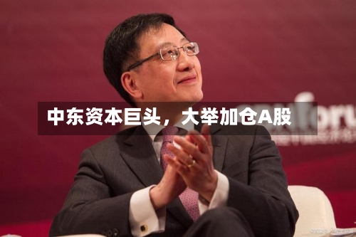 中东资本巨头，大举加仓A股