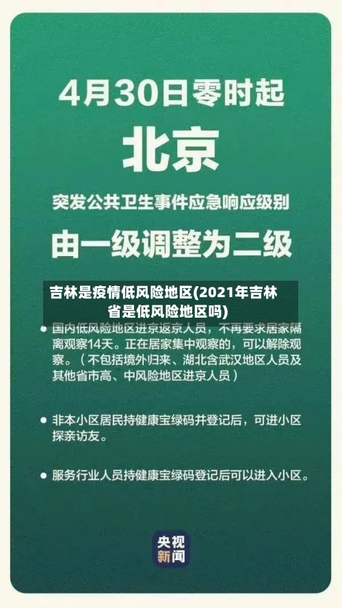吉林是疫情低风险地区(2021年吉林省是低风险地区吗)